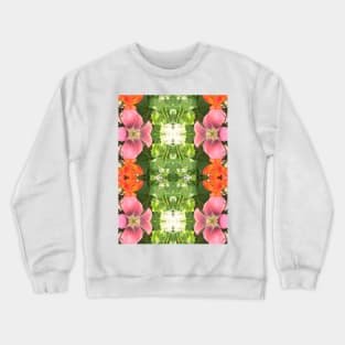 Colorful Flower Chains Crewneck Sweatshirt